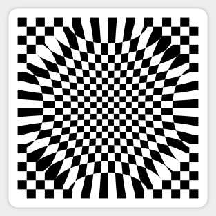 Checkerboard Sticker